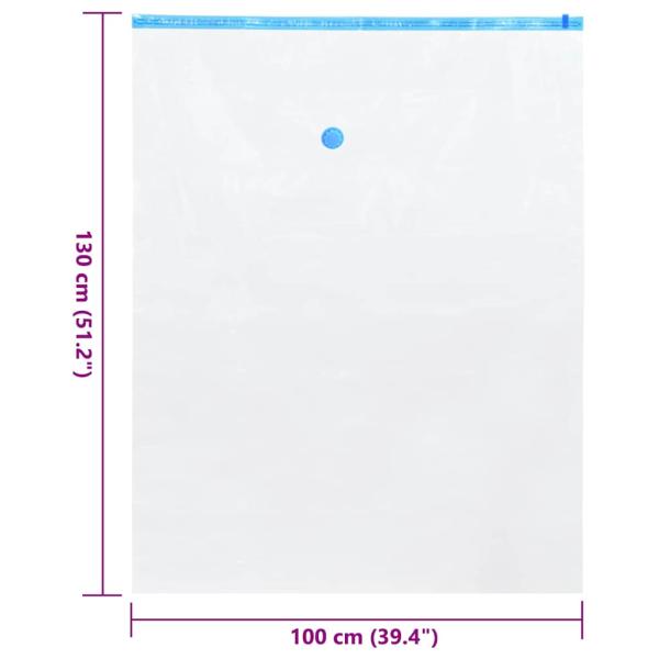 Vakuum-Aufbewahrungsbeutel 10er Set 130x100 cm