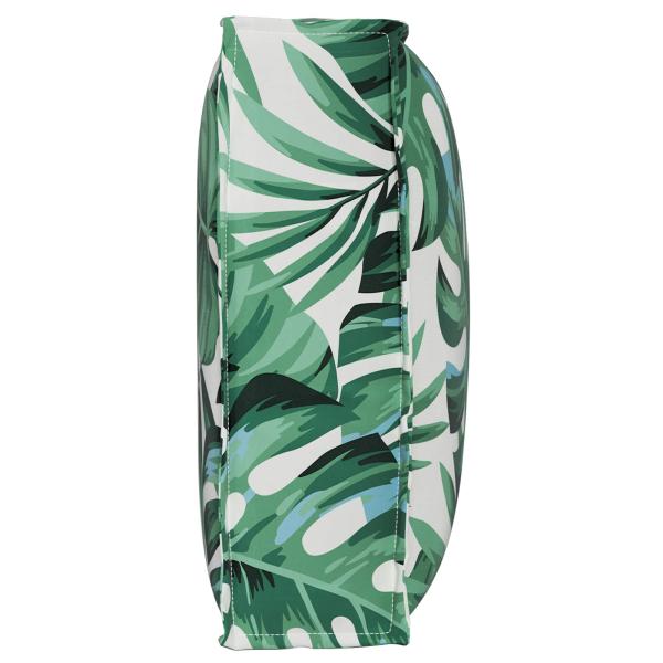 Outdoor-Kissen Blattmuster Polyester 50 x 12 x 40 cm