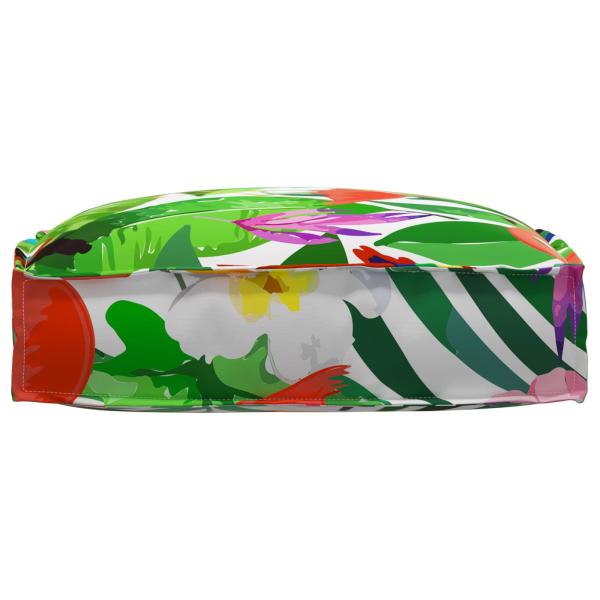 Outdoor Kissen Bunt Polyester 50 x 50 x 12 cm Abnehmbare Bezüge