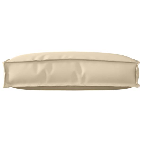 Außensitzkissen Beige Baumwolle Mittel Abnehmbare Bezüge