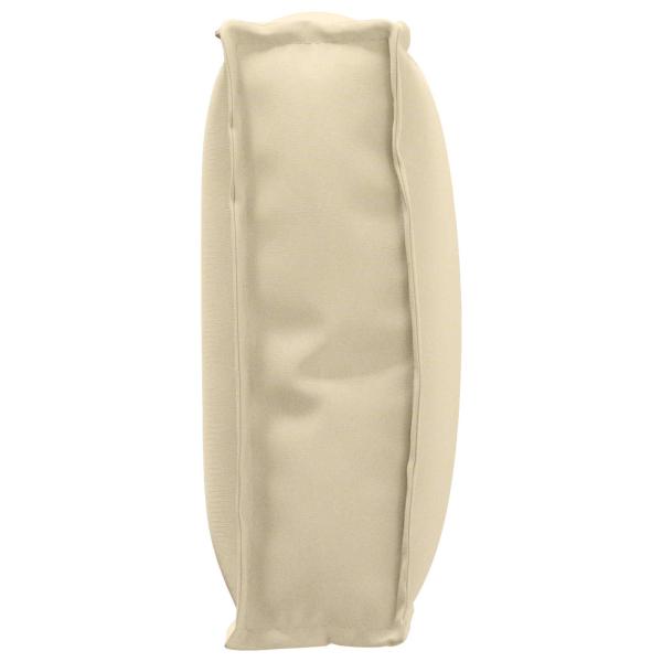 Außensitzkissen Beige Baumwolle Mittel Abnehmbare Bezüge