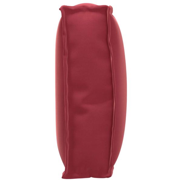 Outdoor-Kissen Weinrot Polyester Mittel Kissen Rechteckig