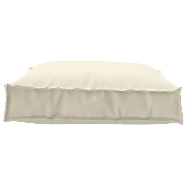 Palettenkissen für Sitz Creme 70x70x12 cm Oxford-Stoff