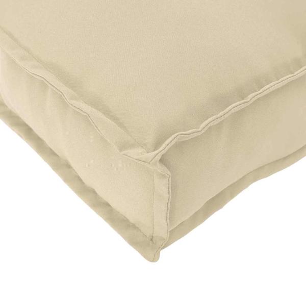 ARDEBO.de - Palettencushion für Sitz Beige 70x70x12 cm Oxford-Stoff