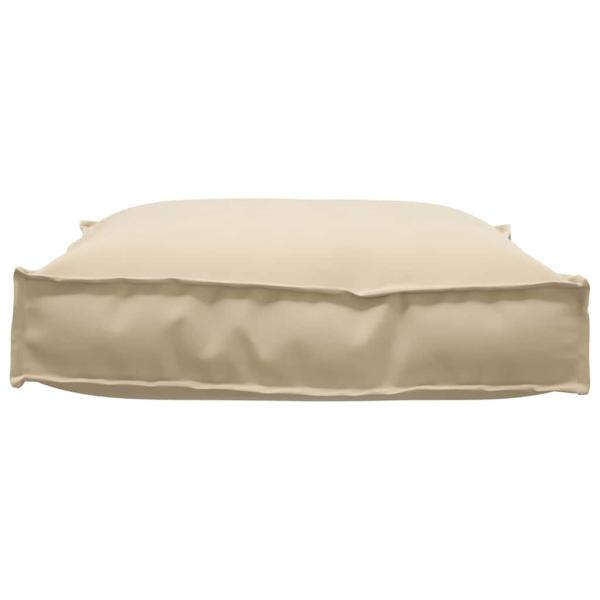 Palettencushion für Sitz Beige 70x70x12 cm Oxford-Stoff