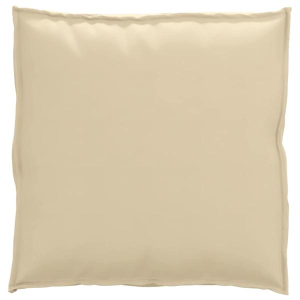Palettencushion für Sitz Beige 70x70x12 cm Oxford-Stoff