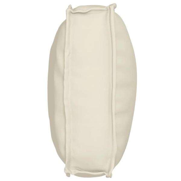 Kissen Creme Baumwolle 70 x 12 x 40 cm Kissen Rechteckig