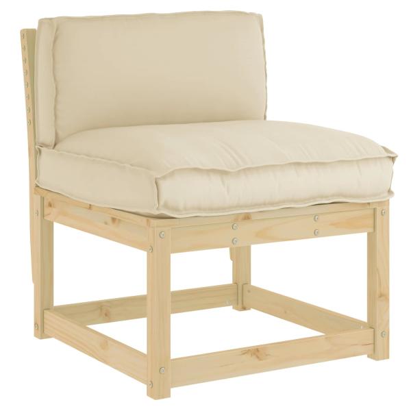 ARDEBO.de - Kissen Beige Polyester 70 x 12 x 40 cm