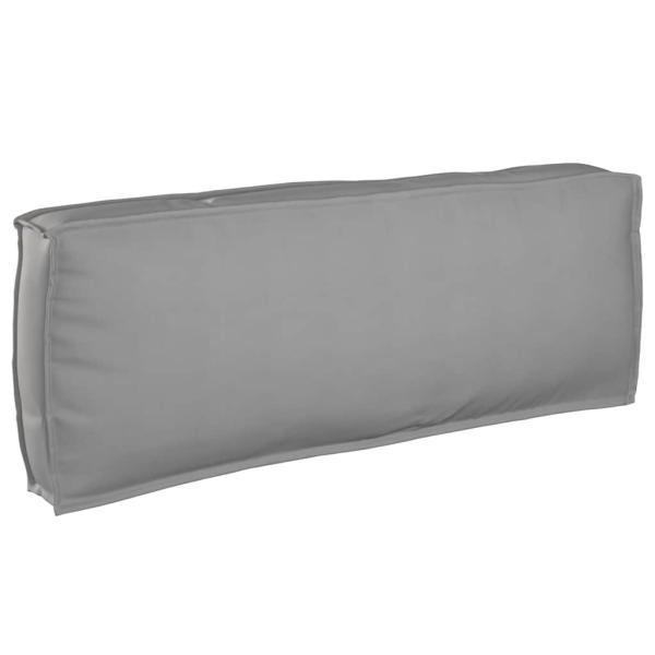 ARDEBO.de - Outdoorkissen Grau Polyester 120 x 12 x 40 cm