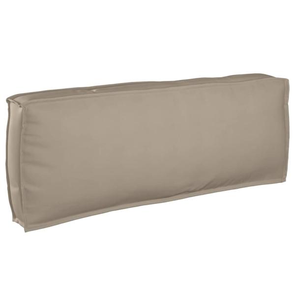 ARDEBO.de - Outdoor Kissen Taupe Polyester 40 x 40 x 12 cm