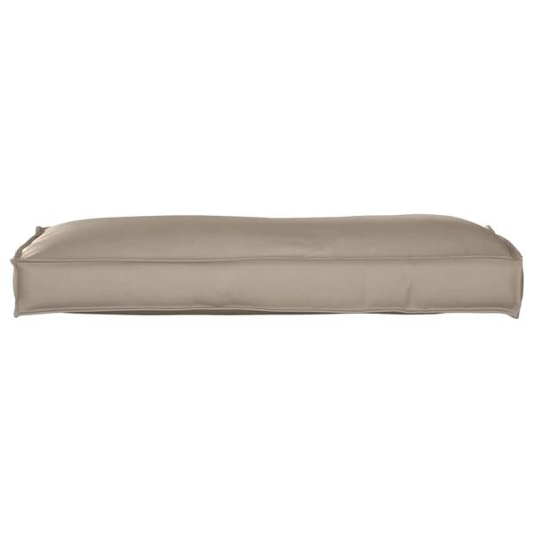 Outdoor Kissen Taupe Polyester 40 x 40 x 12 cm