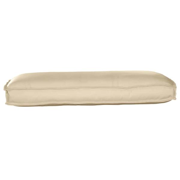 ARDEBO.de - Outdoor-Kissen Beige Polyester 50 x 120 x 12 cm Abnehmbare Bezüge