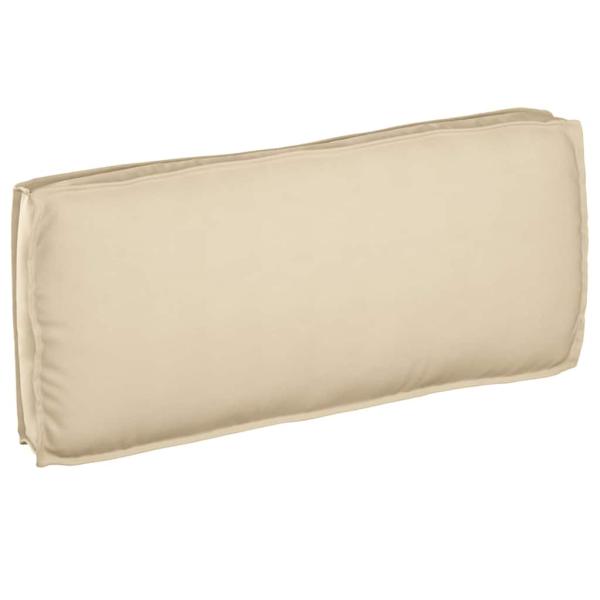 Kissen Oxford-Stoff Beige 120 x 50 x 12 cm