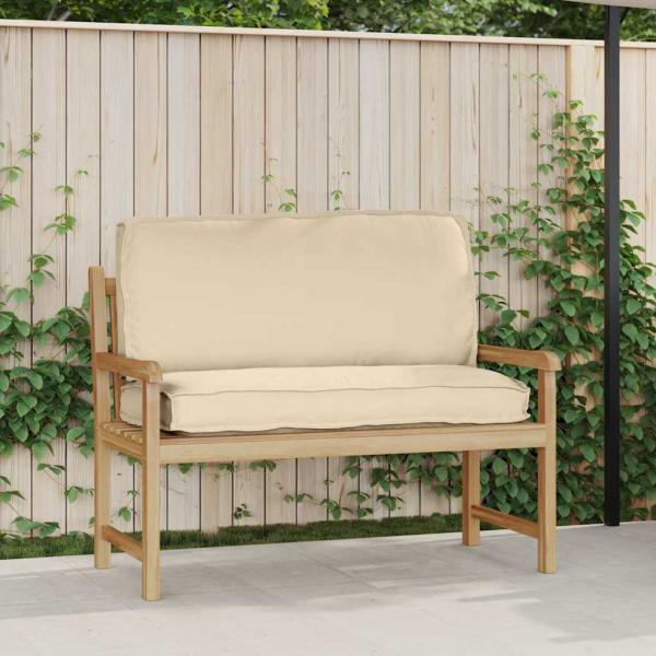 Kissen Oxford-Stoff Beige 120 x 50 x 12 cm