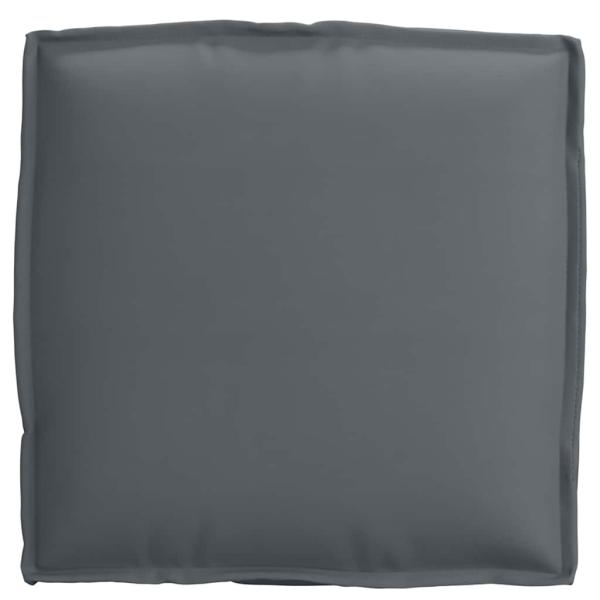 ARDEBO.de - Außenkissen Set mit 2 Anthrazit Polyester 40 x 40 x 8 cm