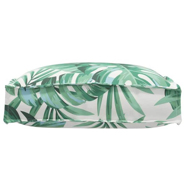 Outdoor Kissen Set aus 2 Blattmuster Polyester 40 x 40 x 8 cm