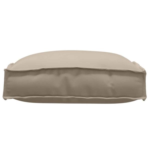 ARDEBO.de - Außenkissen 4er Set Taupe Polyester 40 x 40 x 8 cm