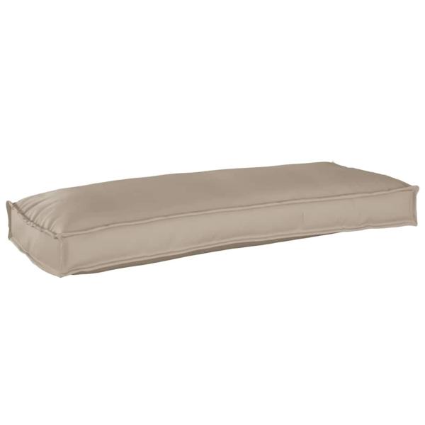 ARDEBO.de - Außenkissen Taupe Polyester 100 x 40 x 8 cm Langlebig