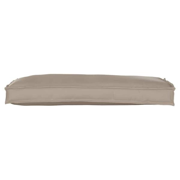 Außenkissen Taupe Polyester 100 x 40 x 8 cm Langlebig