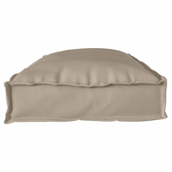 Außenkissen Taupe Polyester 100 x 40 x 8 cm Langlebig