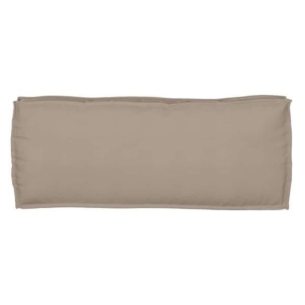 Außenkissen Taupe Polyester 100 x 40 x 8 cm Langlebig