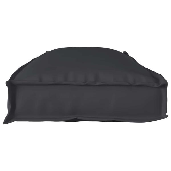 ARDEBO.de - Outdoor-Kissen Schwarz Polyester 110 x 40 x 8 cm Kissen