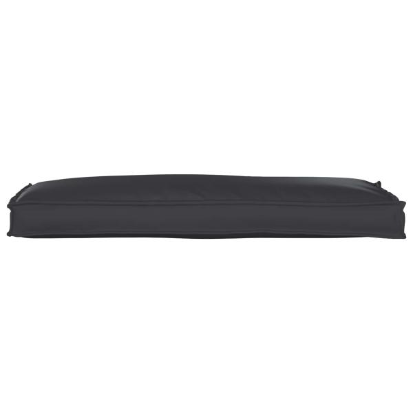 Outdoor-Kissen Schwarz Polyester 110 x 40 x 8 cm Kissen