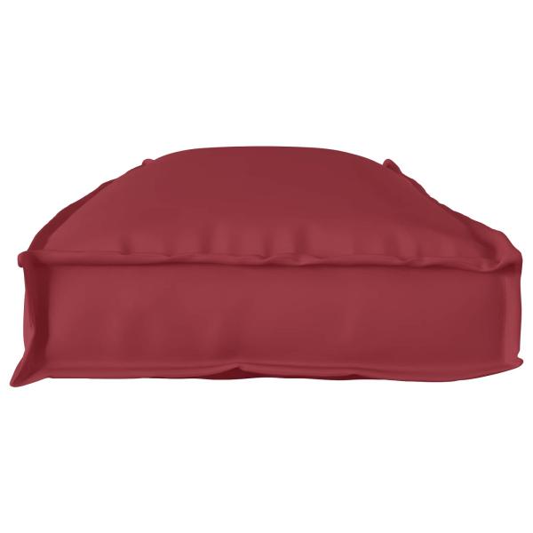 Outdoor Kissen Weinrot Polyester 110 x 40 x 8 cm Kissen
