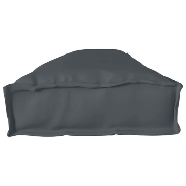 Bankkissen Anthrazit Polyester 200x40x8cm Palettenkissen