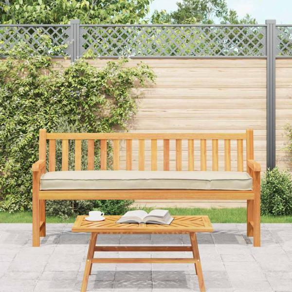 Outdoor Kissen Creme Polyester 200x40x8cm Langlebig Kissen