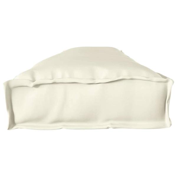 Outdoor Kissen Creme Polyester 200x40x8cm Langlebig Kissen