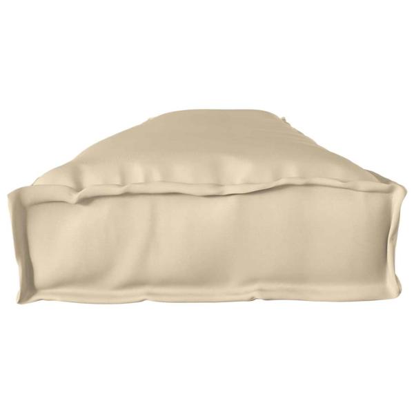 Outdoor Kissen Beige Polyester 200 cm x 40 cm Outdoor Kissen