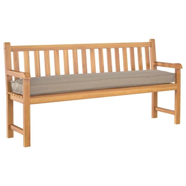 ARDEBO.de - Außenkissen Taupe Polyester Groß Langlebig Kissen Rechteckig