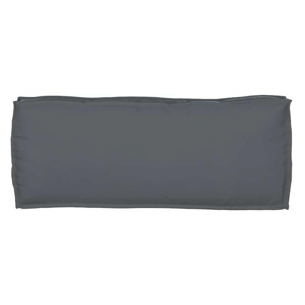 Stuhl- & Sofakissen Anthrazit Polyester Groß Abnehmbare Bezüge