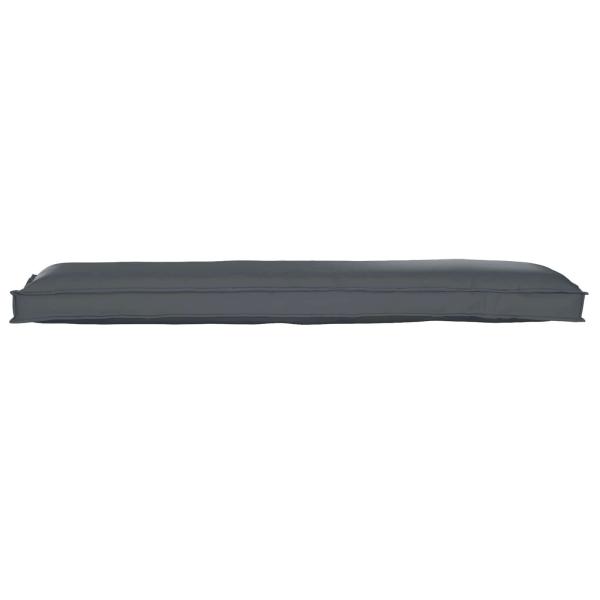 Palettenkissenset 2 stk. Oxford-Stoff Anthrazit 150 x 40 x 8 cm