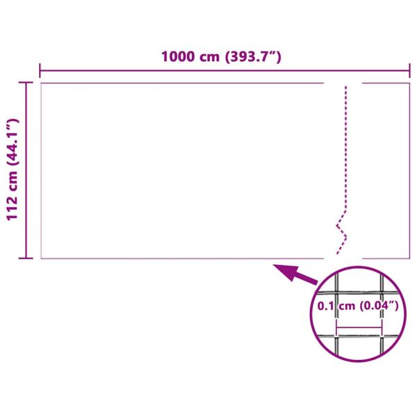 Insektenschutznetz Weiß 112x1000 cm Fiberglas