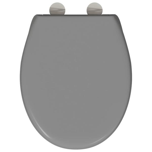 Toilettensitz Grau 47 x 37 x 4 cm Duroplast