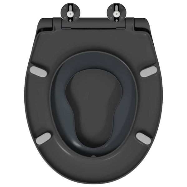 Familien-Toilettensitz mit Kindersitz Schnellentriegelung Duroplast