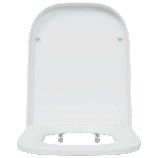 Quick Release Toilettensitz mit sanftem Schließen Duroplast Weiß
