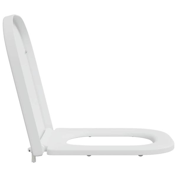 Quick Release Toilettensitz mit sanftem Schließen Duroplast Weiß