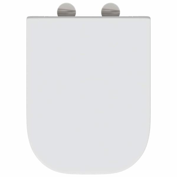 Quick Release Toilettensitz mit sanftem Schließen Duroplast Weiß
