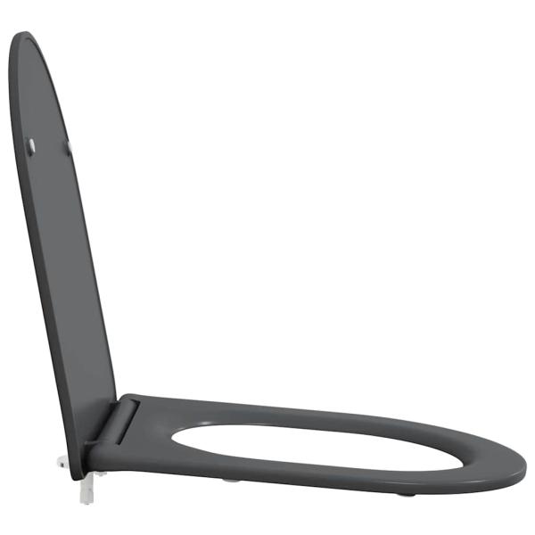 Toilettensitz Anthrazit 47 x 36 x 3,4 cm Duroplast