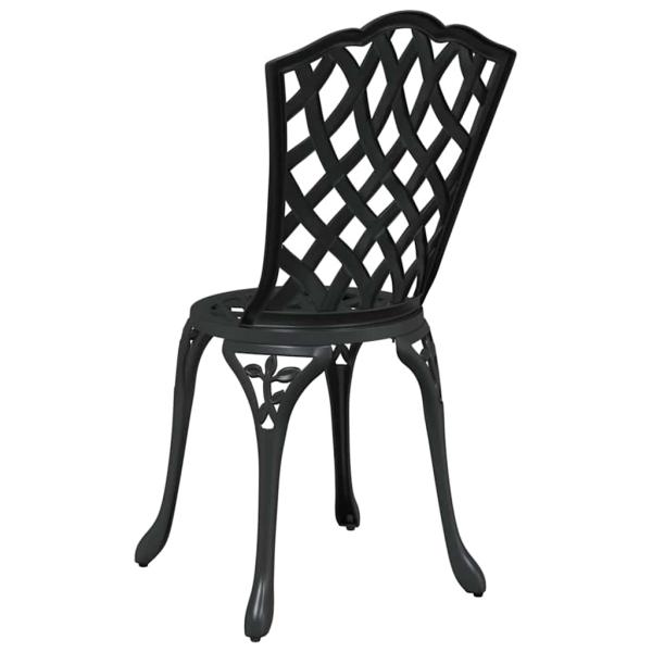 Schwarz Aluminium Standard Atmungsaktives Design Gartenstuhl