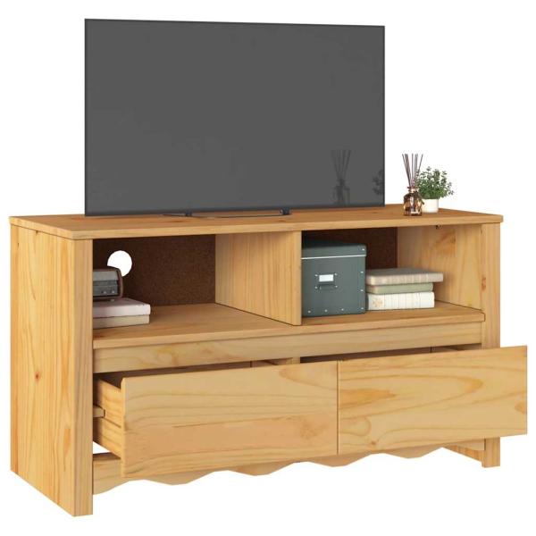 TV-Schrank ""DRAMMEN"" 99x43x55 cm aus massivem Kiefernholz