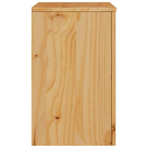 Nachttisch ""DRAMMEN"" 45x35x56 cm Massivholz Kiefer