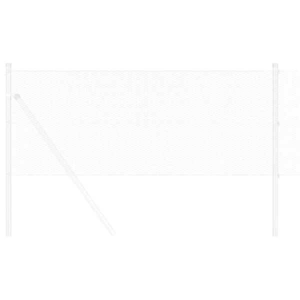 Sechseckzaun Feuerverzinkter Stahl 10000 x 0.05 x 40 cm Robust