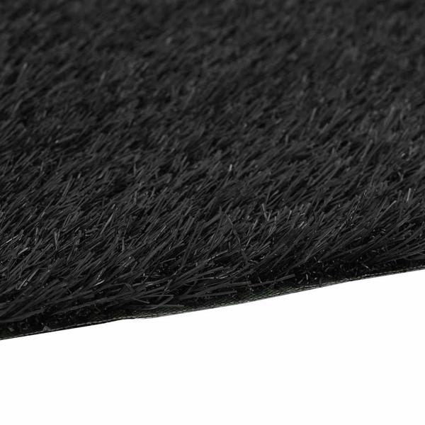 Kunstrasen Schwarz 1x2 m 30 mm