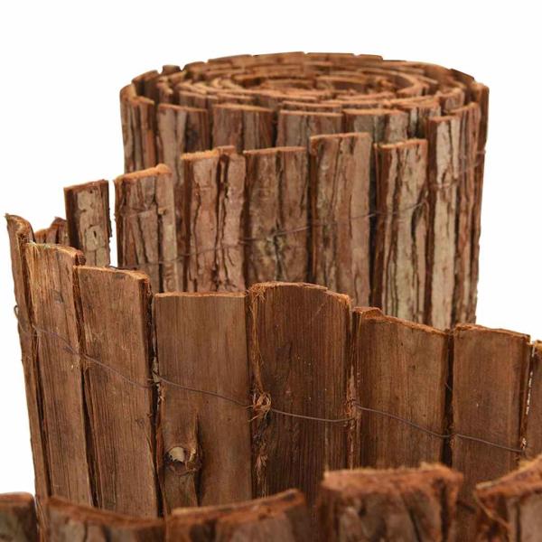 ARDEBO.de - Bark Zaun 400x125 cm