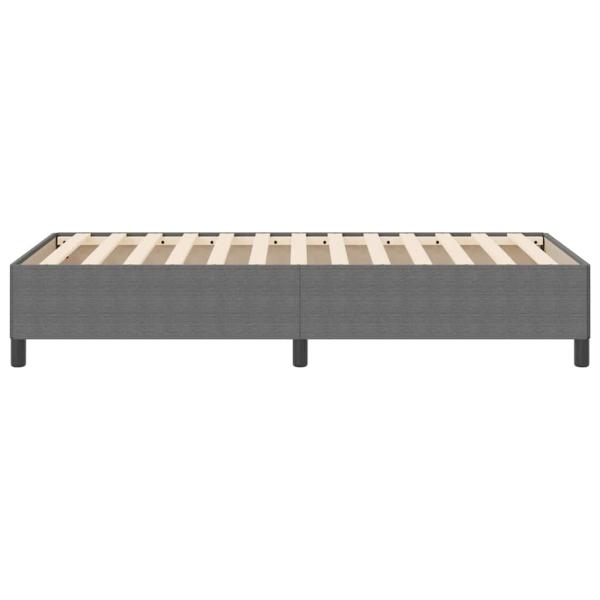 Bettgestell Hellgrau 80x200 cm Cordstoff