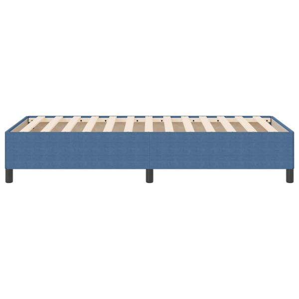 Bettgestell Blau 80x200 cm aus Cordstoff